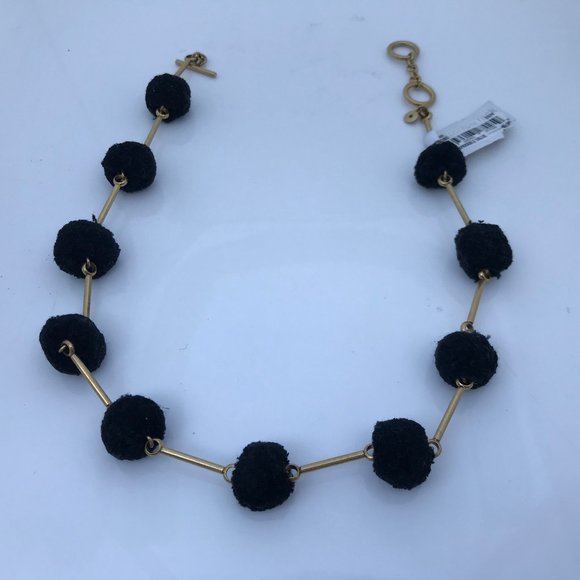 Madewell Women Necklaces gold plated linked Pom Po